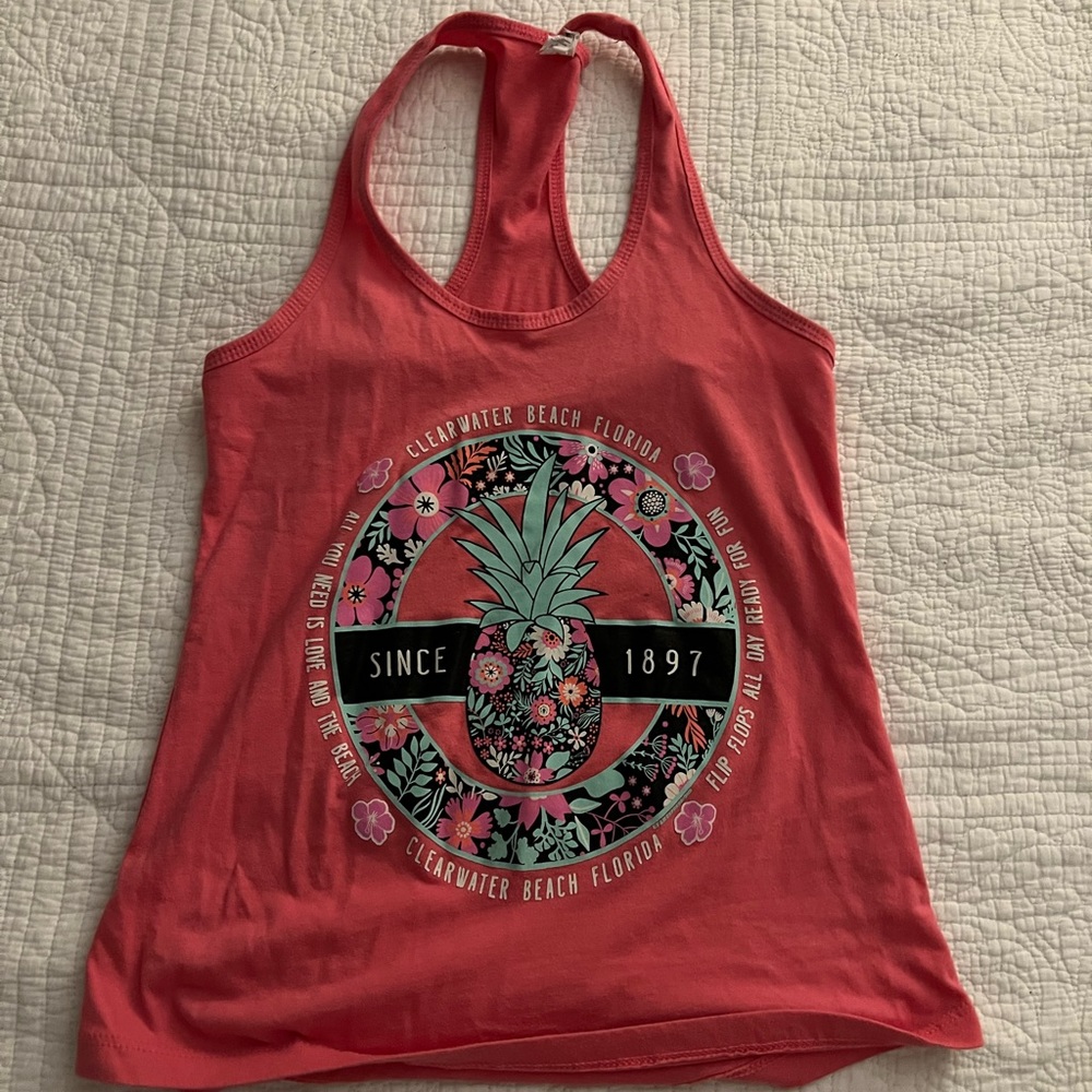 Clearwater beach tank top
